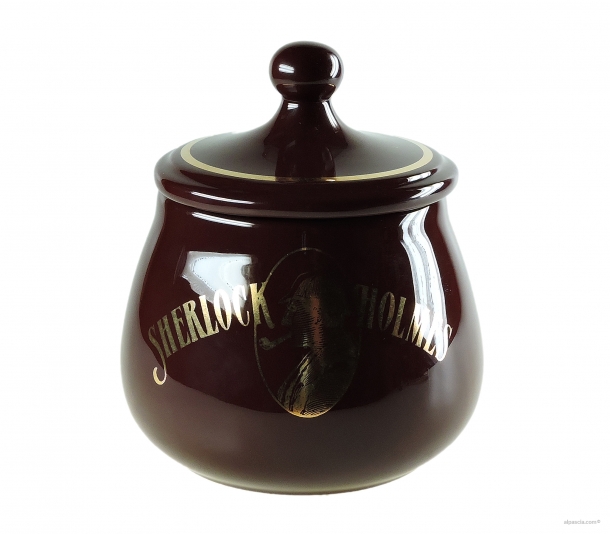 Tobacco Jar Sherlock Holmes  Brown